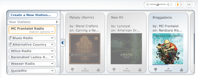 Pandoras Box of Frontalot The Front on Pandora